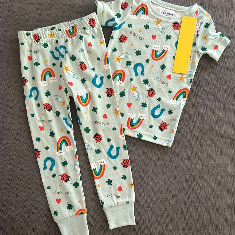 Old Navy Snug Fit Cotton 2 piece Pajama 3T Unisex